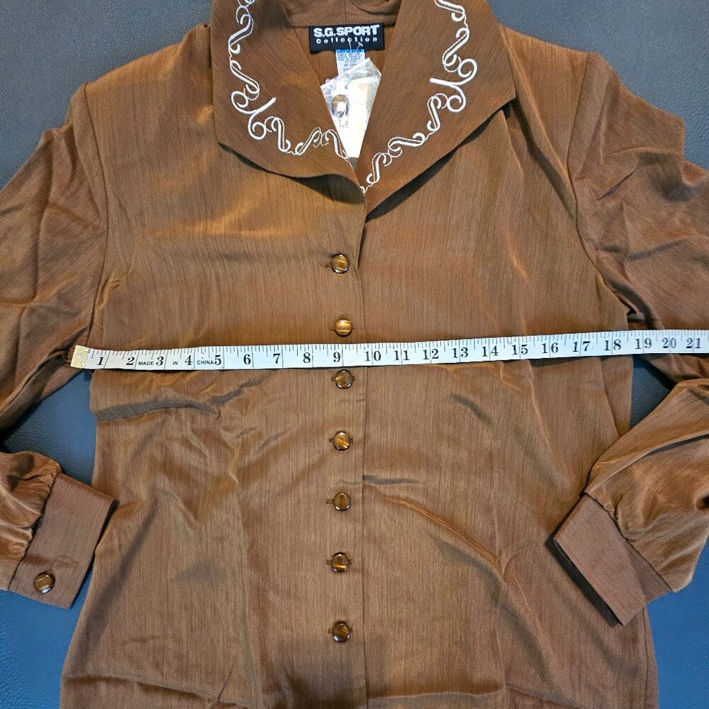 SG Sport Brown Blouse